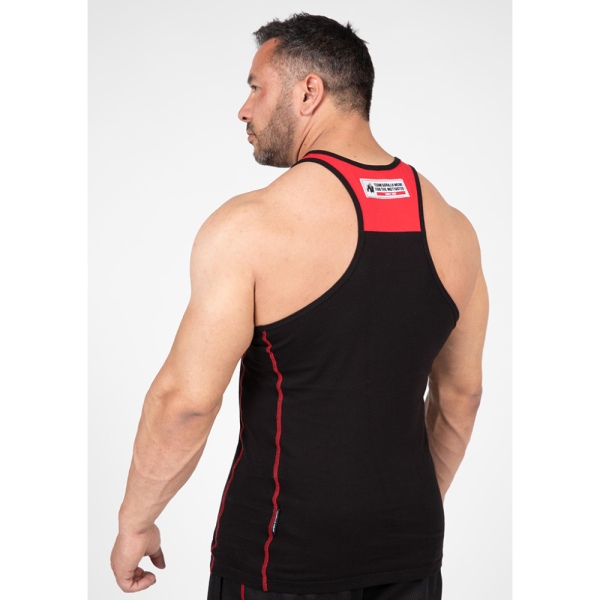 Wallace Tank Top - Black/Red