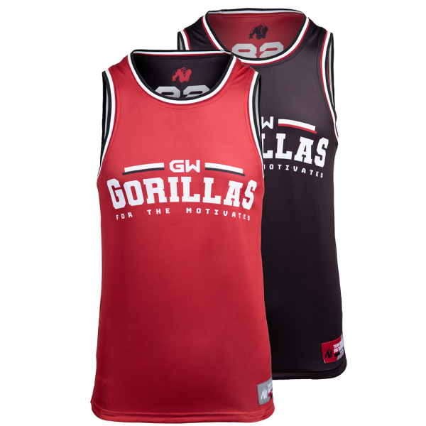 Keene Reversible Tank Top Red/Black