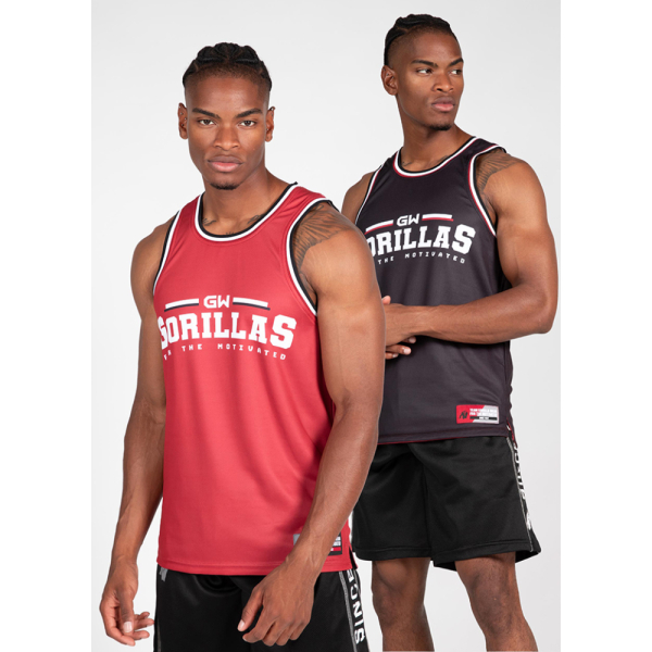 Keene Reversible Tank Top Red/Black