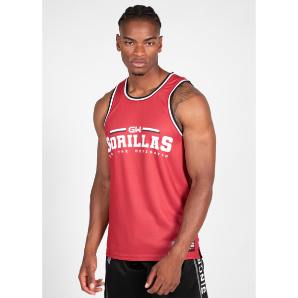 Keene Reversible Tank Top Red/Black