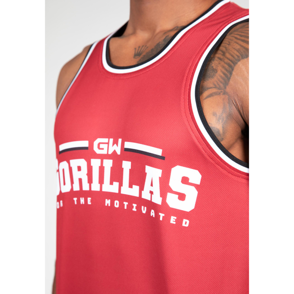 Keene Reversible Tank Top Red/Black