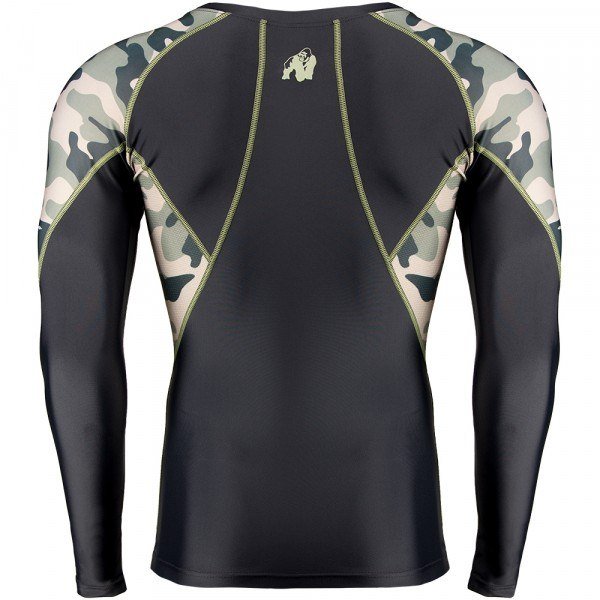 Lander Rashguard Long Sleeves - Army Green Camo