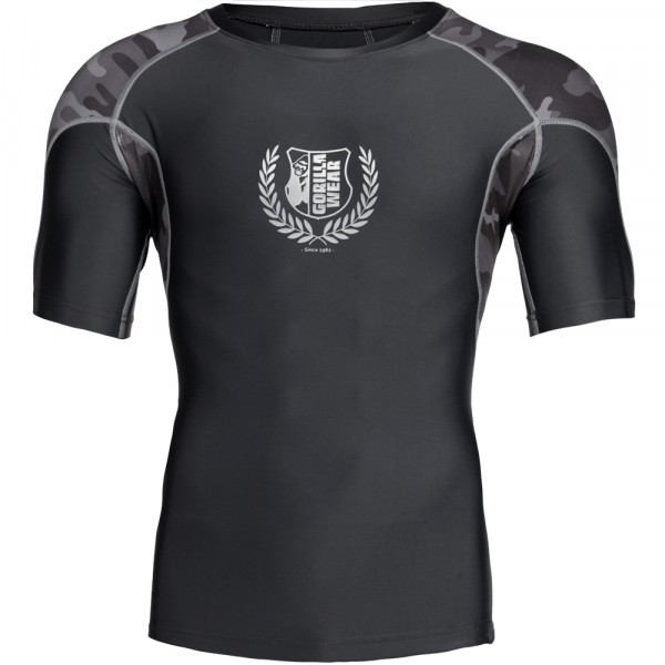 Футболка Cypress Rashguard Short Sleeves Black/Gray Camo