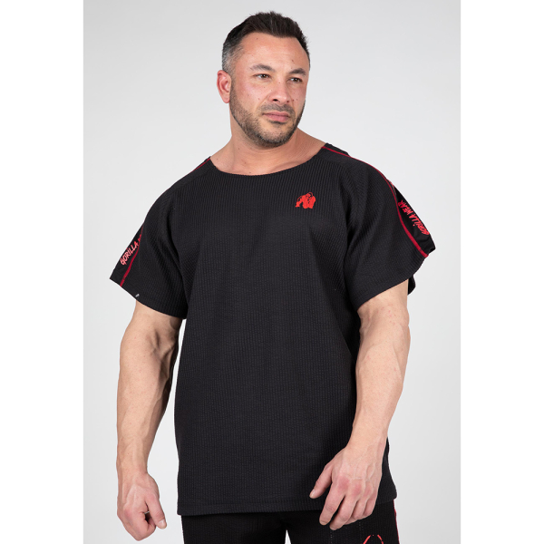 Buffalo Old School Workout Top Black/Red