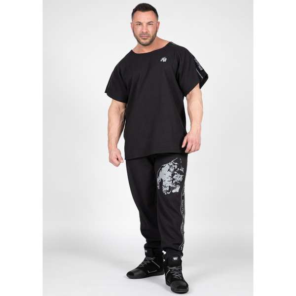 Buffalo Old School Workout Top Black/Gray