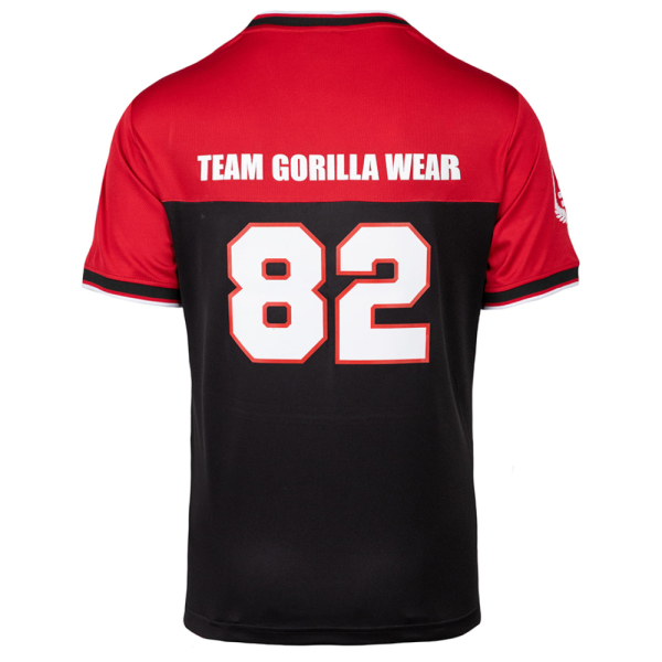Trenton Football Jersey - Black/Red