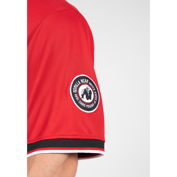 Trenton Football Jersey - Black/Red
