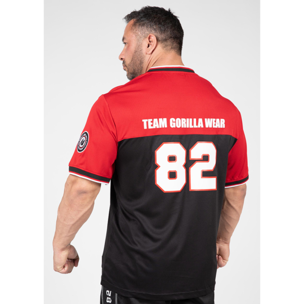 Trenton Football Jersey - Black/Red
