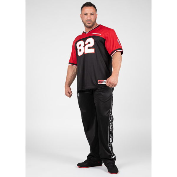 Trenton Football Jersey - Black/Red