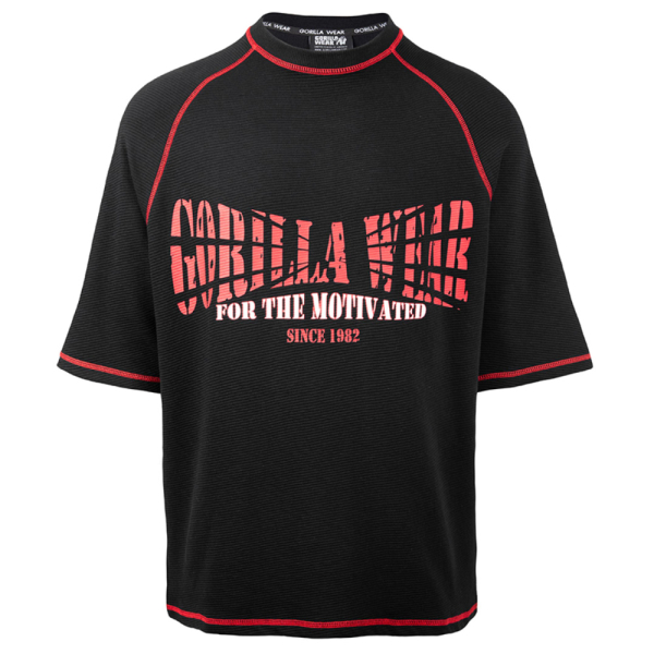 Finley Oversized T-Shirt Black/Red