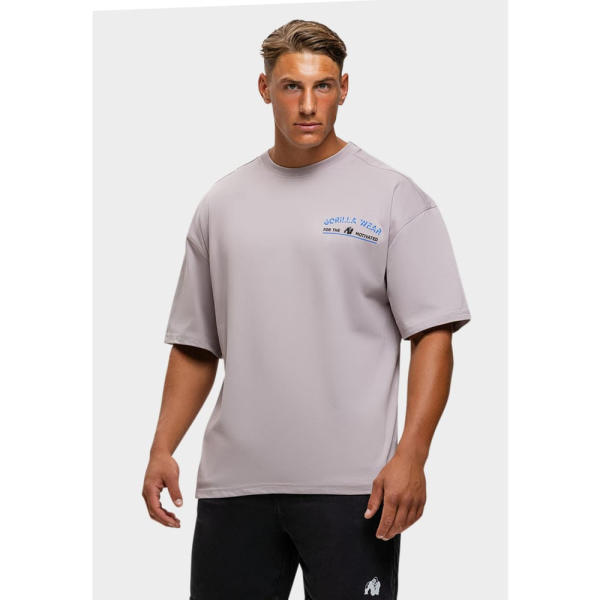 Футболка Macon Oversized T-Shirt Light Gray1