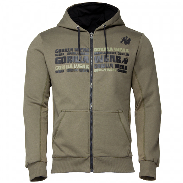 Куртка Bowie Mesh Zipped Hoodie Army Green