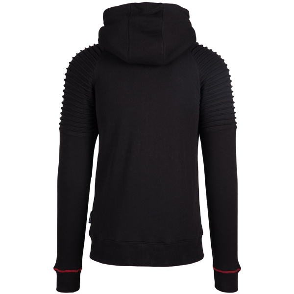 Georgia Zipped Hoodie Black