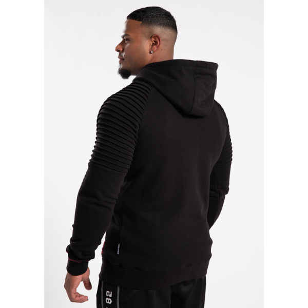 Georgia Zipped Hoodie Black