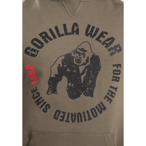 Marshall Sleeveless Hoodie Army Green