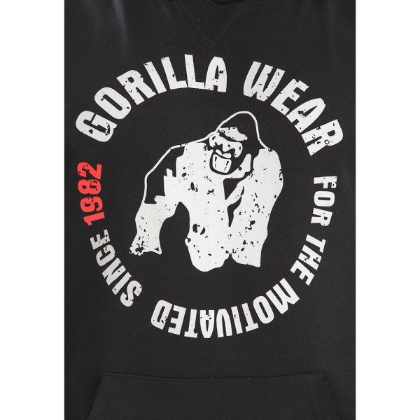 Marshall Sleeveless Hoodie Black