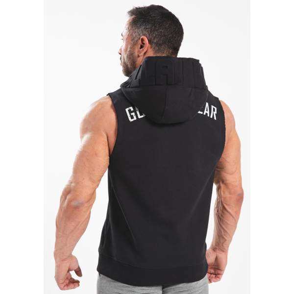 Marshall Sleeveless Hoodie Black