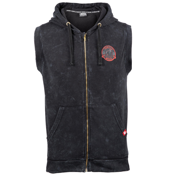 Silverdale Sleeveless Hoodie Black