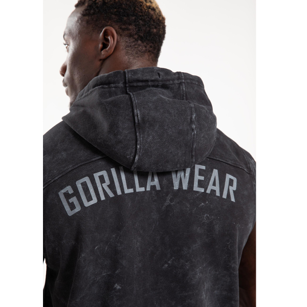 Silverdale Sleeveless Hoodie Black