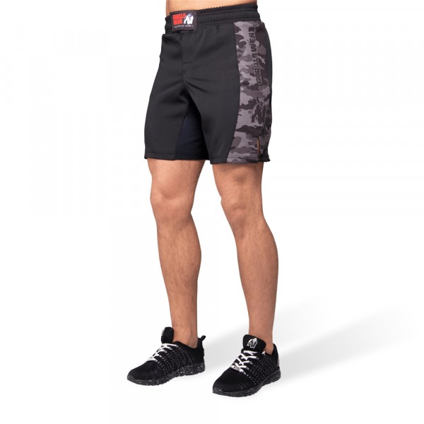 Шорты Kensington MMA Fightshorts - Black/Gray Camo