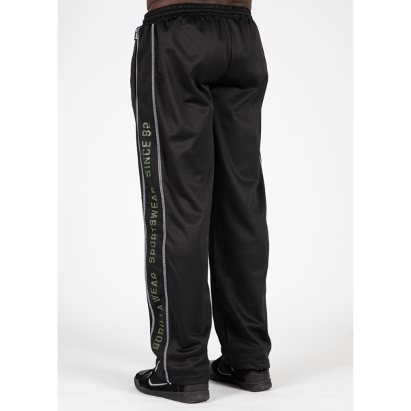 Functional Mesh Pants - Black/Green