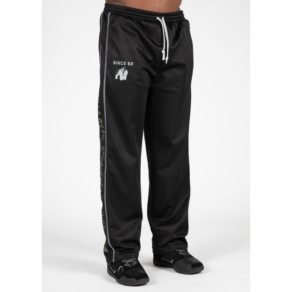 Functional Mesh Pants - Black/Green