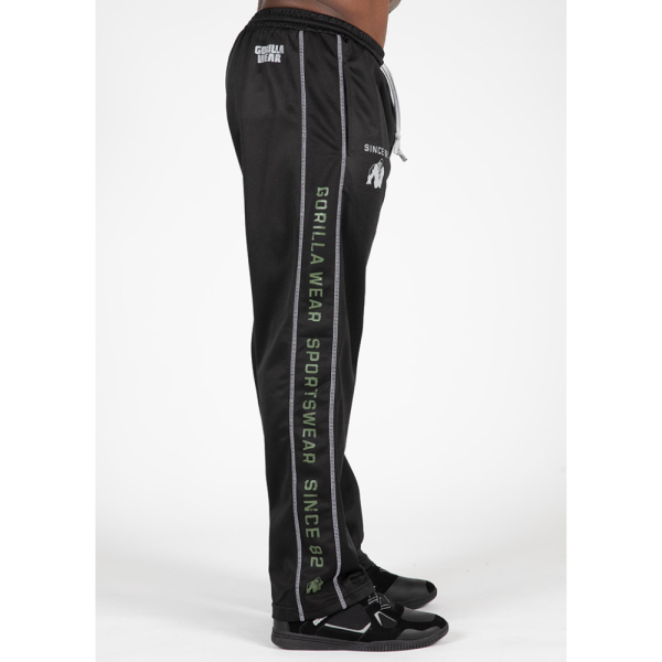 Functional Mesh Pants - Black/Green
