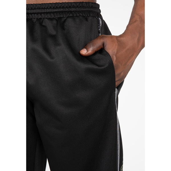 Functional Mesh Pants - Black/Green
