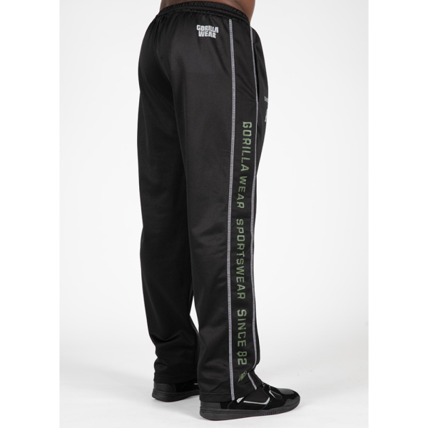 Functional Mesh Pants - Black/Green