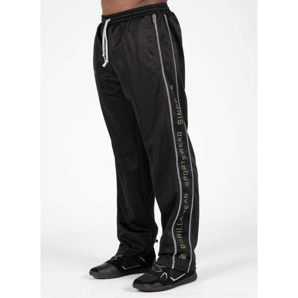 Functional Mesh Pants - Black/Green