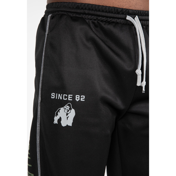 Functional Mesh Pants - Black/Green