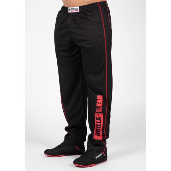 Wallace Mesh Pants - Black/Red