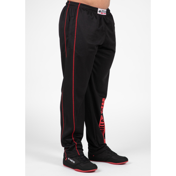 Wallace Mesh Pants - Black/Red