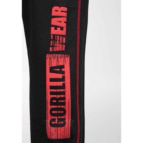 Wallace Mesh Pants - Black/Red