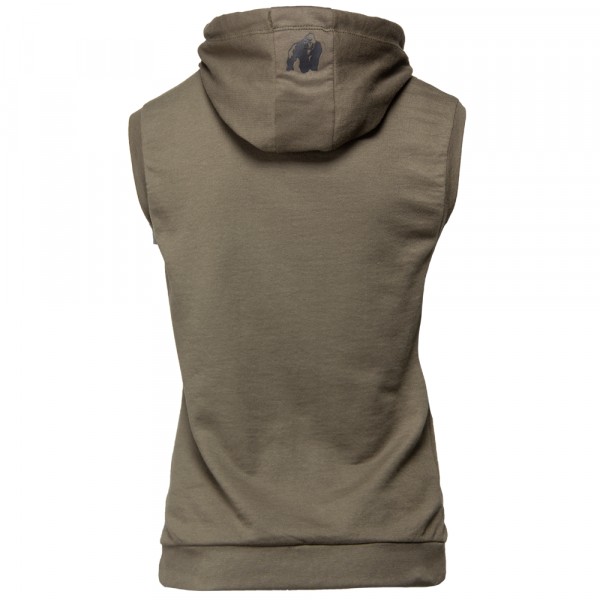 Selma Sleeveless Hoodie  Army Green