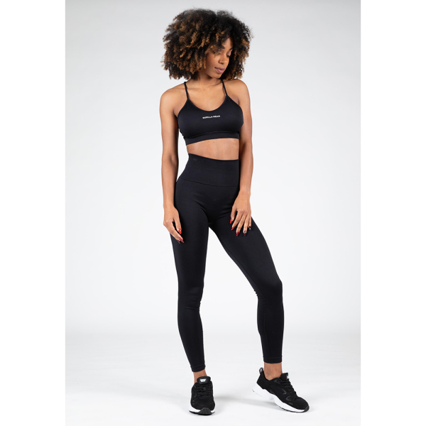 Quincy Seamless Sports Bra Black