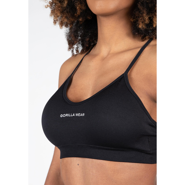 Quincy Seamless Sports Bra Black