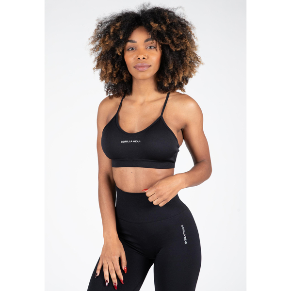 Quincy Seamless Sports Bra Black