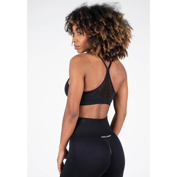 Quincy Seamless Sports Bra Black