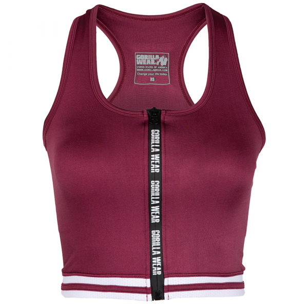 Mesa Zip Front Crop Top