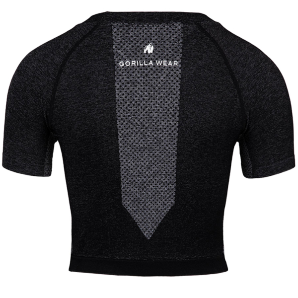 Selah Seamless Crop Top Black