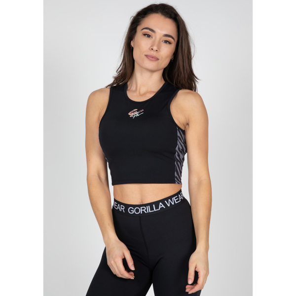 Zion Crop Top  Black