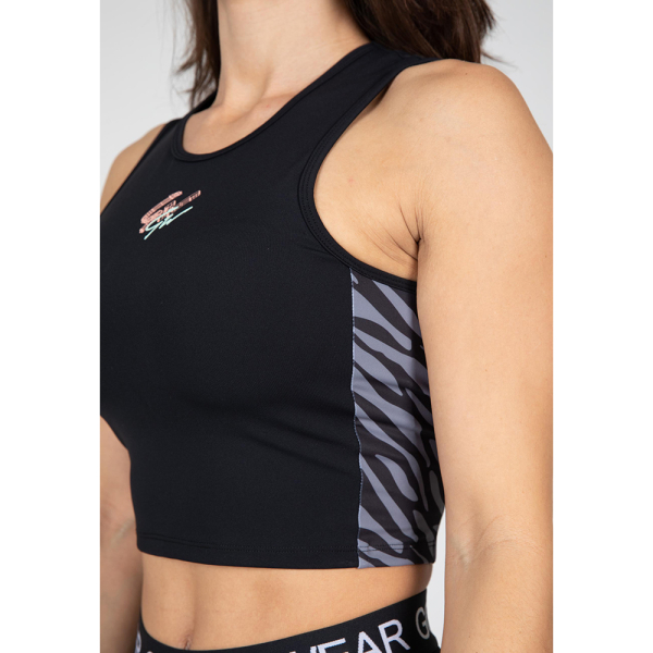 Zion Crop Top  Black