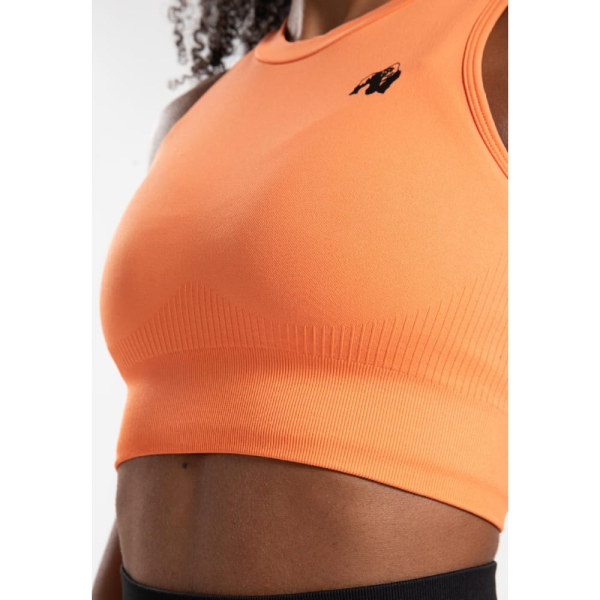 Топ Olivia Seamless Crop Top Peach3