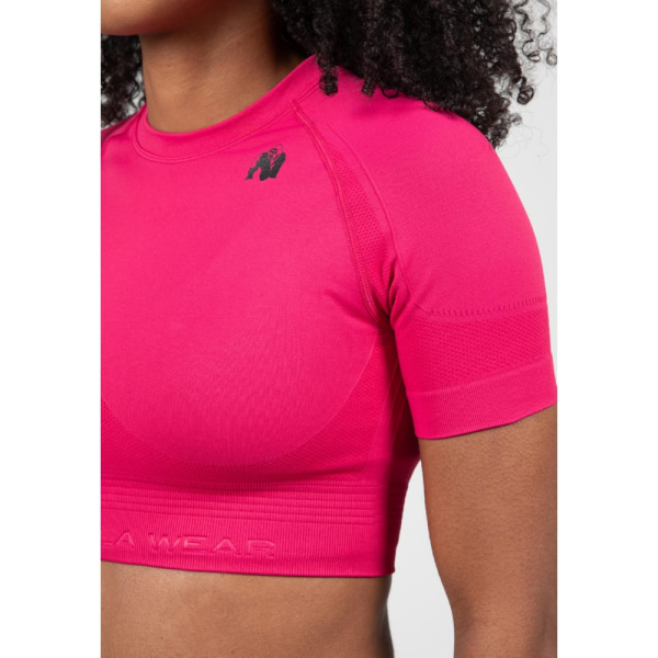 Топ Whitney Seamless Crop Top Pink5