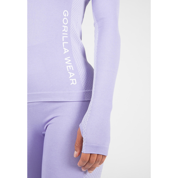 Selah Seamless Long Sleeve Lilac