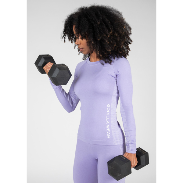 Selah Seamless Long Sleeve Lilac