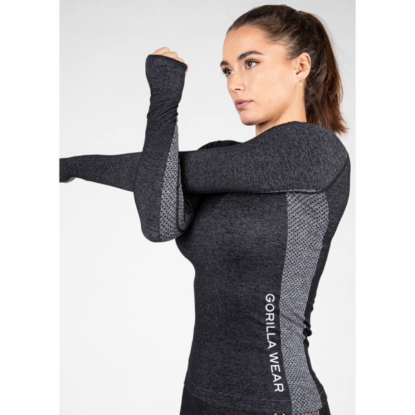 Selah Seamless Long Sleeve Black