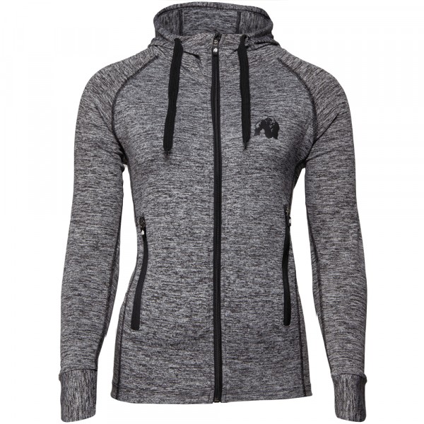 Shawnee Zipped Hoodie Mixed Gray 