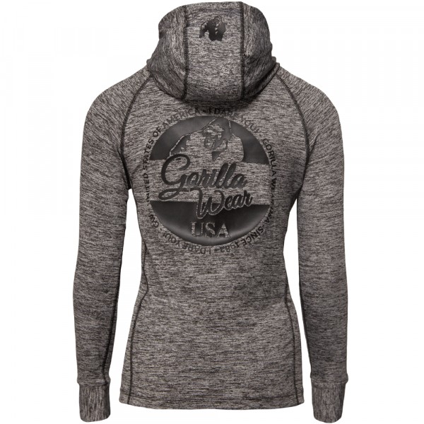 Shawnee Zipped Hoodie Mixed Gray 
